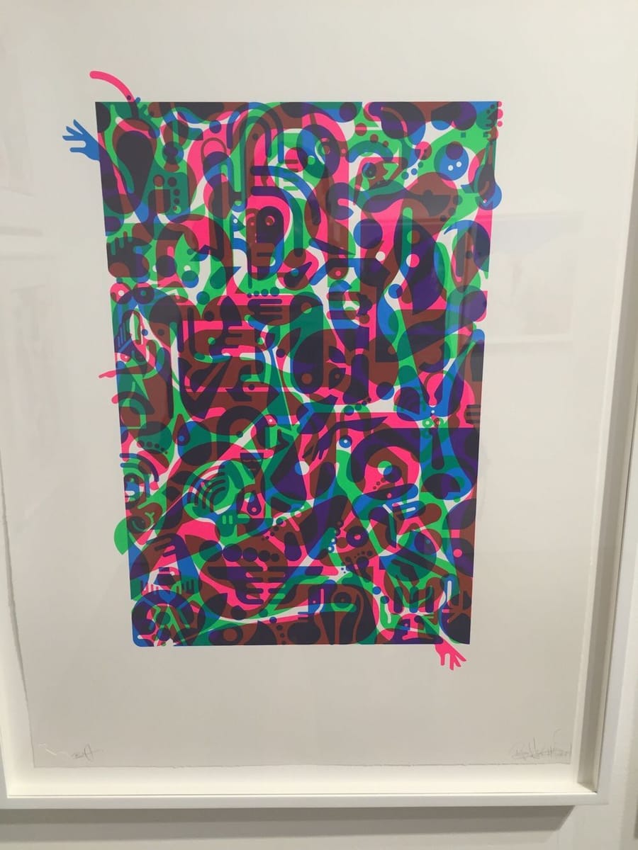 Artwork Title: Untitled (Fluorescent Women Parts) 2