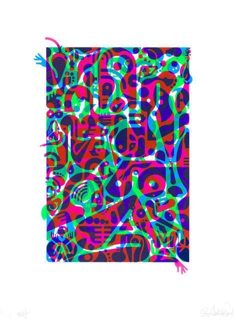 Artwork Title: Untitled (Fluorescent Women Parts) 2