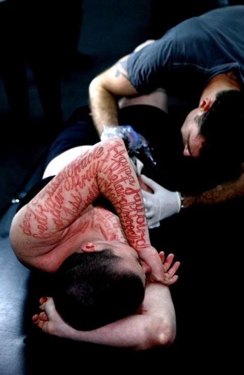 Artwork Title: Blood Script