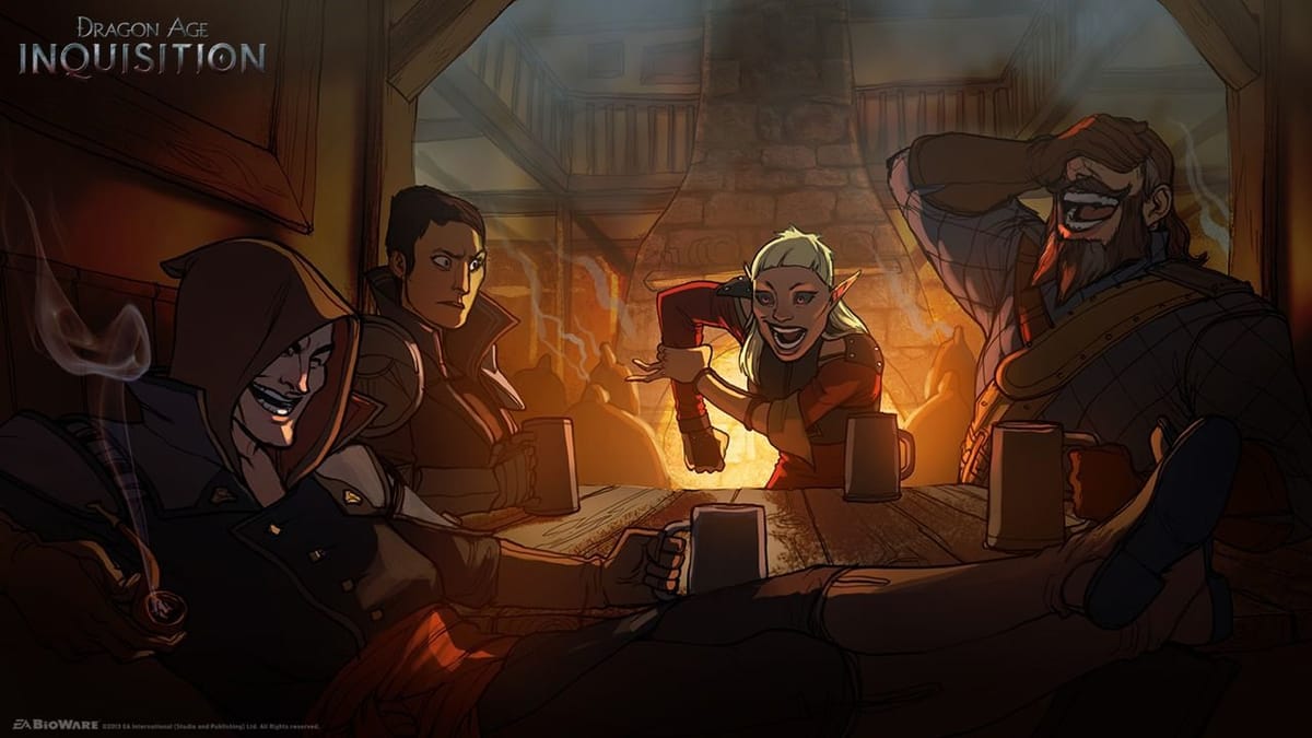 Artwork Title: Dragon Age: Inquisition - Tavern