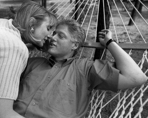 Artwork Title: Hillary and Bill Clinton