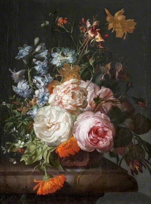 Artwork Title: Flowers in a Terracotta Vase