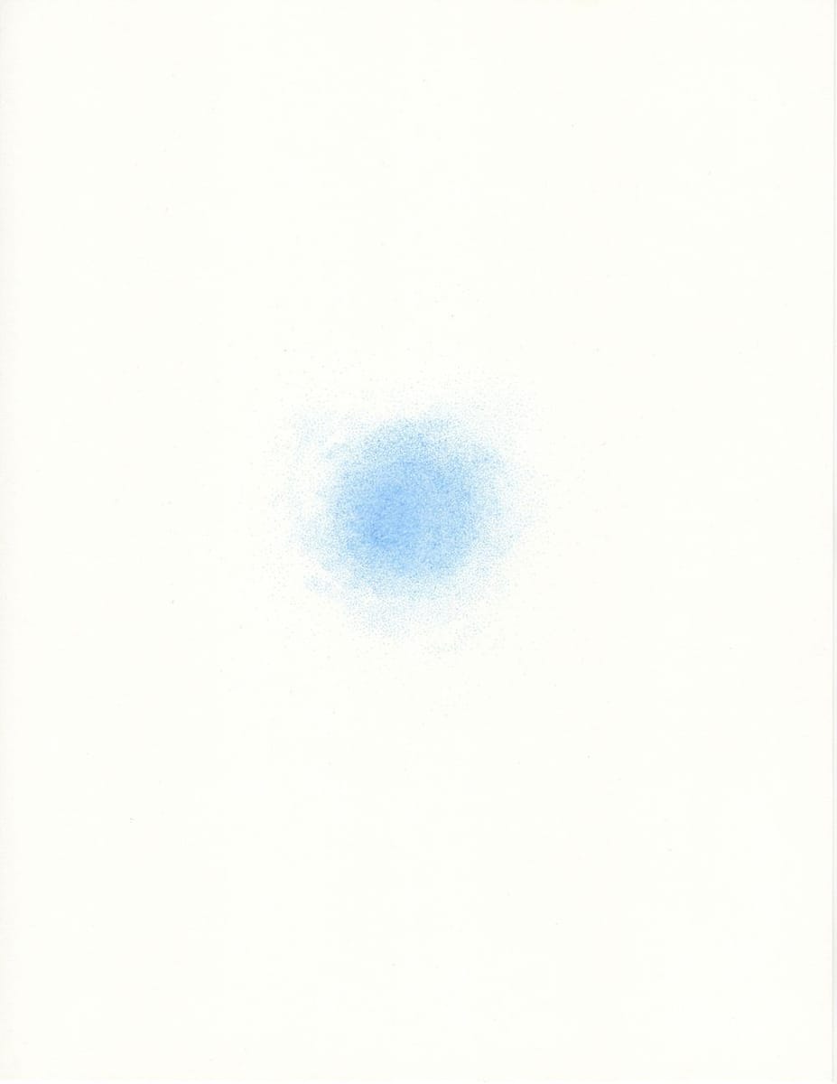 Artwork Title: Slow Spray (cyan)