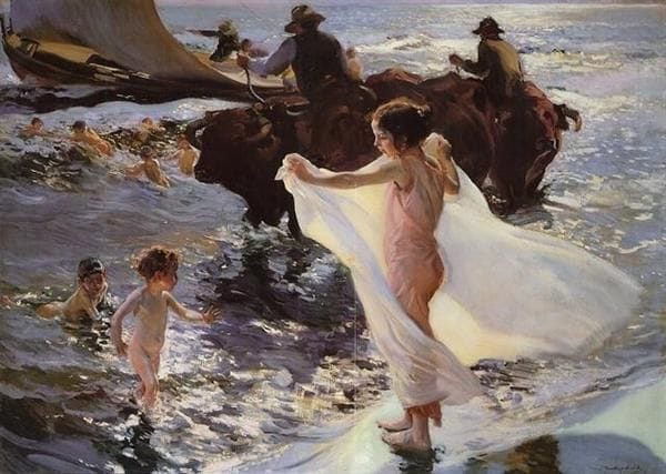 Artwork Title: La Hora Del Baño (the Bathing Hour)