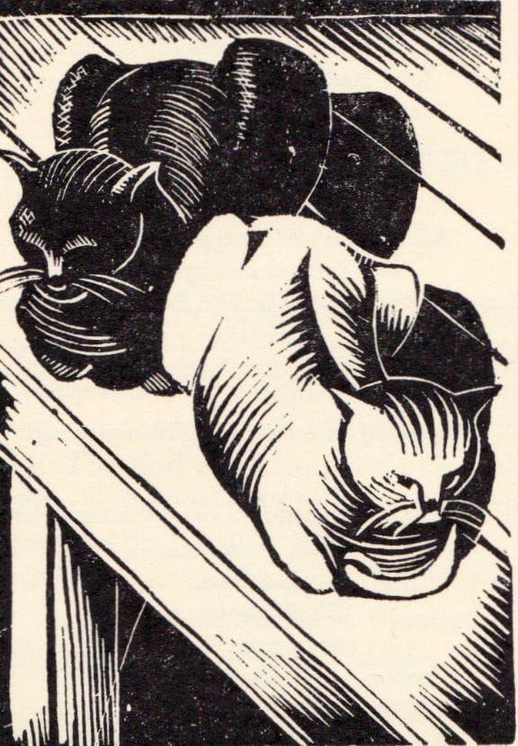 Artwork Title: Two Cats