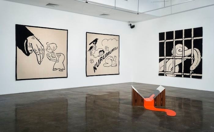 Artwork Title: Language Arts exhibition view