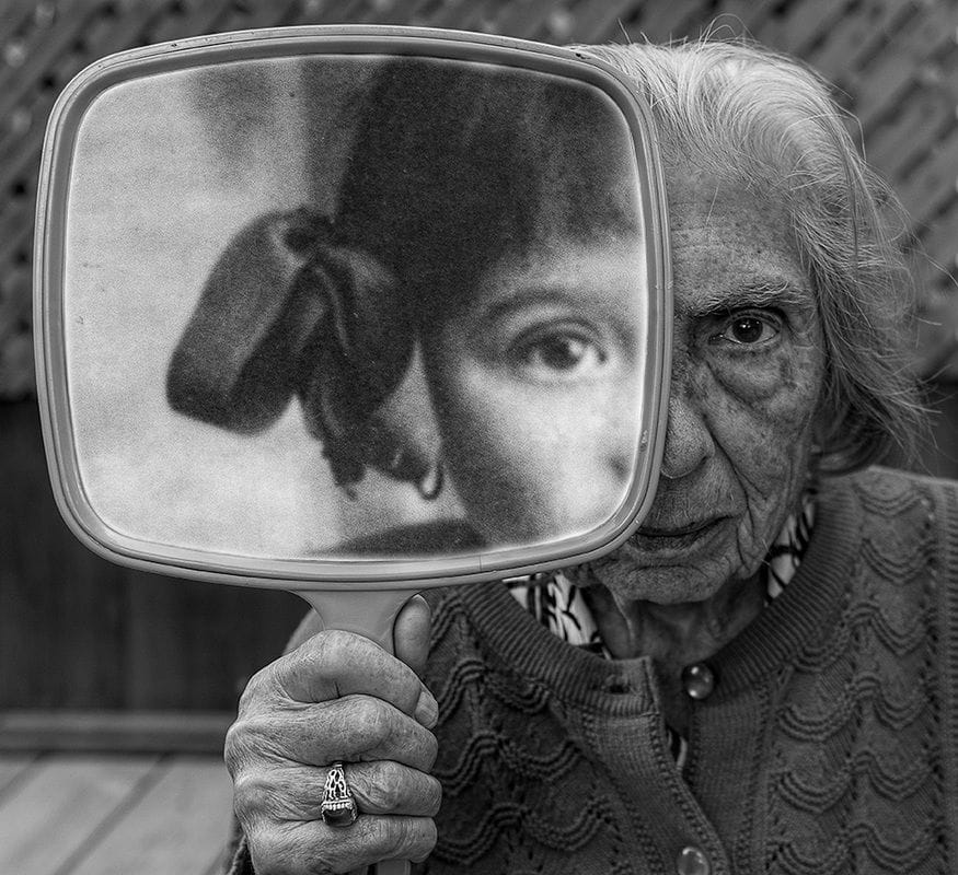Artwork Title: Looking Back; Internal Reflection 15 bw