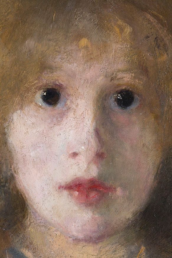 Artwork Title: Dziewczynka z chryzantemami (Girl with Chrysanthemums)