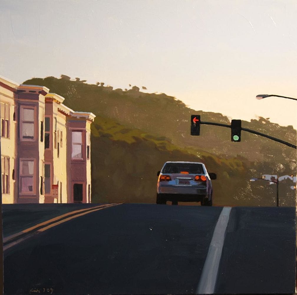 Artwork Title: Above Cole Valley,  July