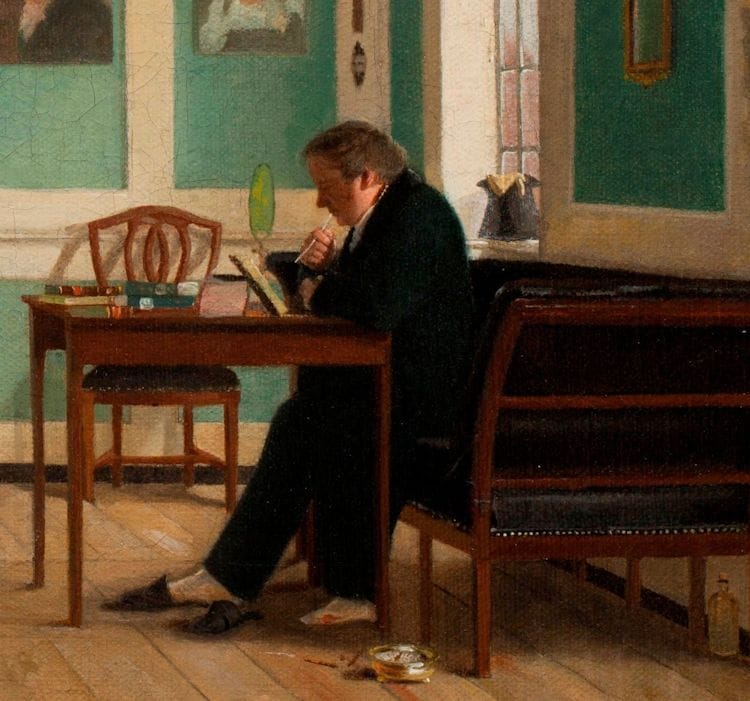 Artwork Title: Interior from Amaliegade