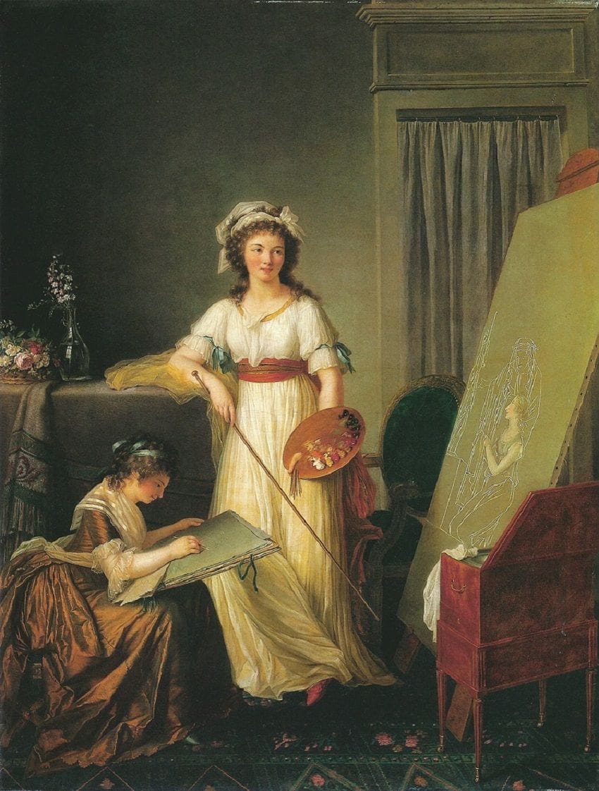 Artwork Title: The Interior of an Atelier of a Woman Painter