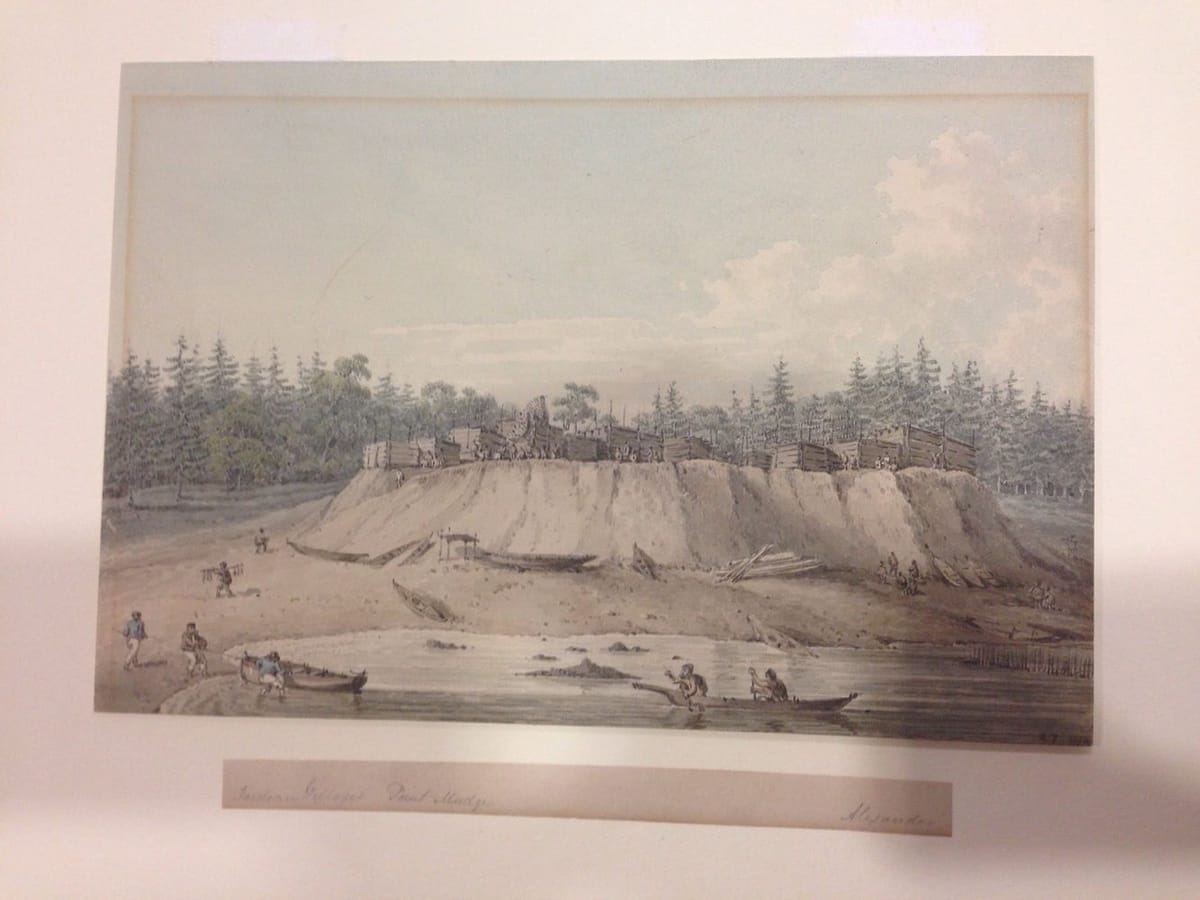 Artwork Title: Indian Village, Point Mudge
