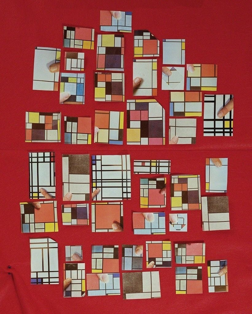 Artwork Title: Encyclopedia Grid (Abstract Art)