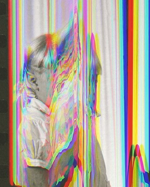 Artwork Title: Girl From Contact Sheet 2 (Darkroom Manual)