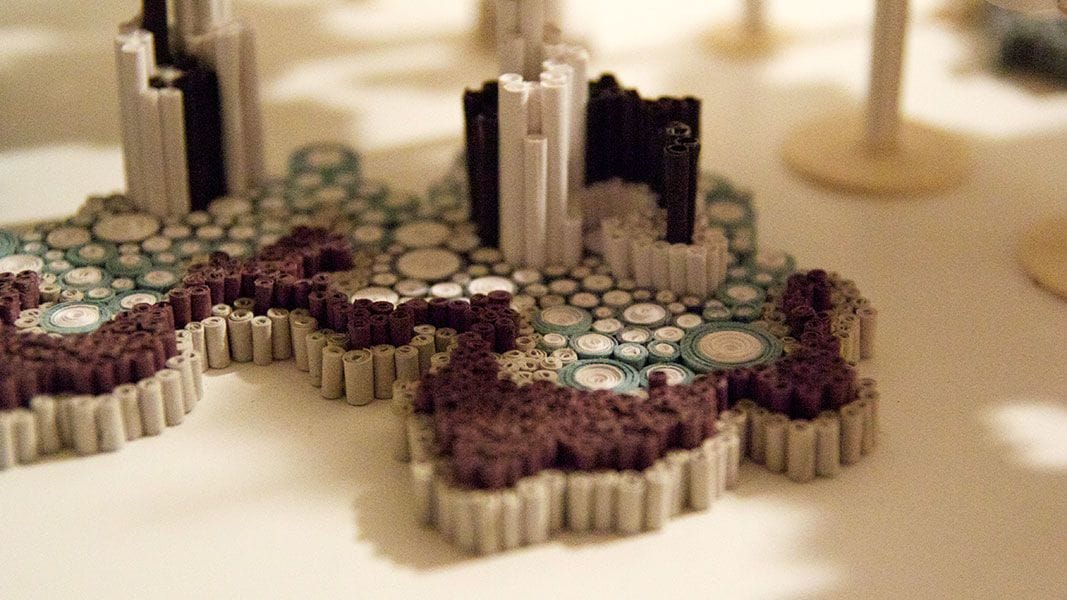 Artwork Title: Paper Sculpture