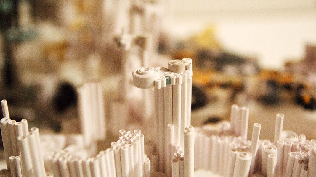 Artwork Title: Paper Sculpture