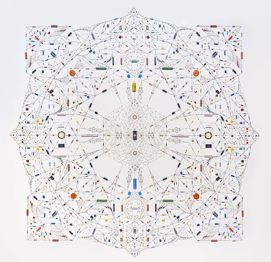 Artwork Title: Technological mandala 30