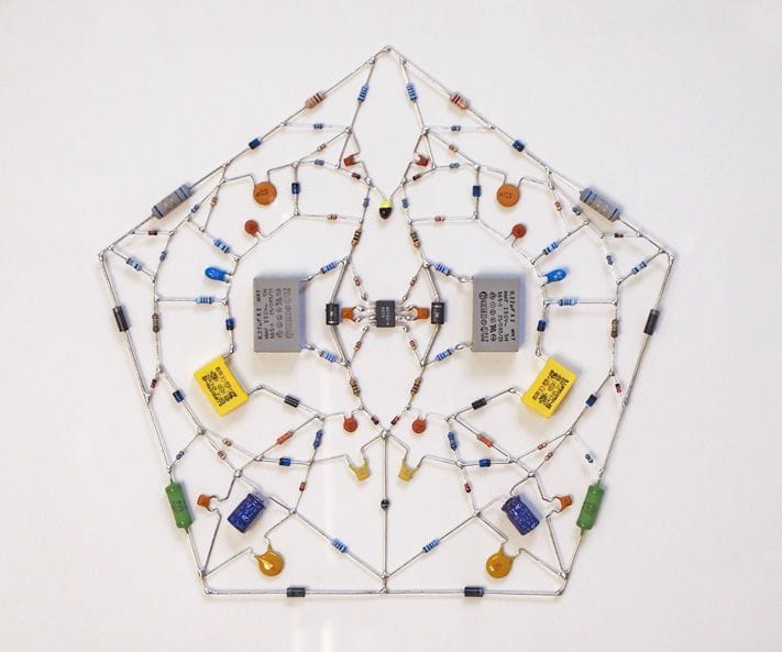 Artwork Title: Technological Mandala 05 (close Up)