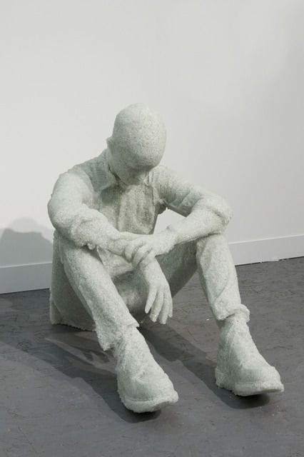 Artwork Title: Thinking Glass Figure