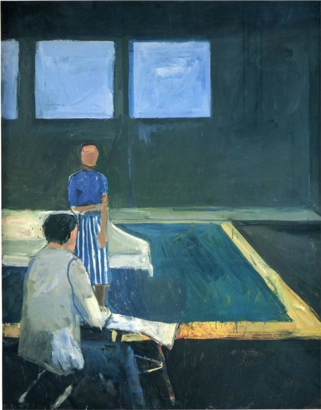 Artwork Title: Man and Woman in a Large Room