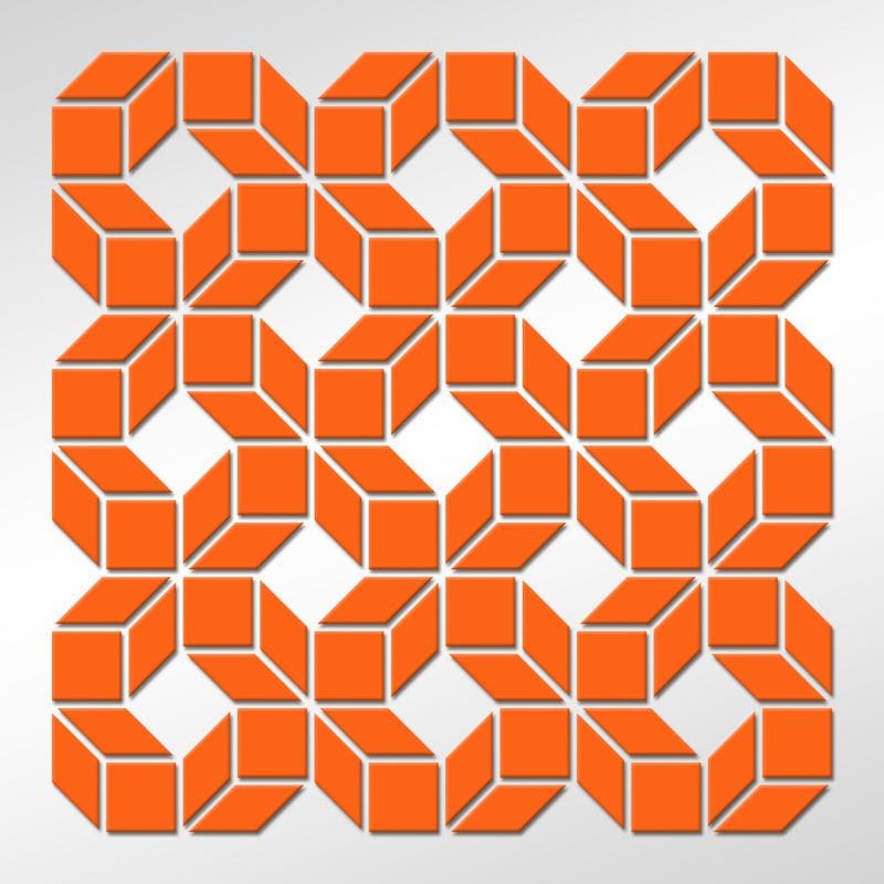 Artwork Title: Pessiprism Ii (orange)