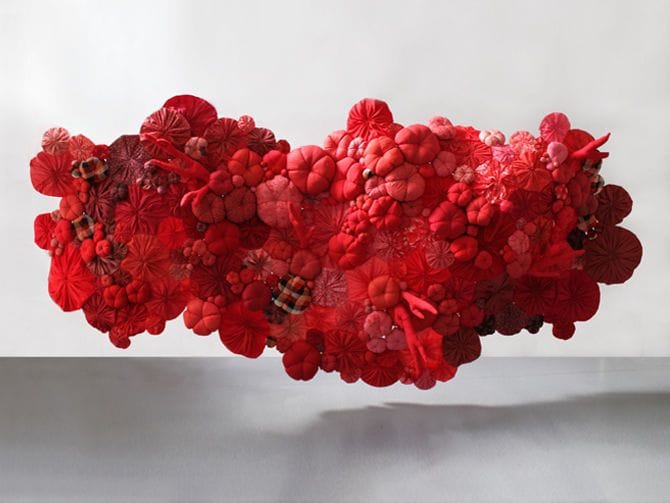 Artwork Title: Sculpture Textile / Printemps Haussmann/ Paris