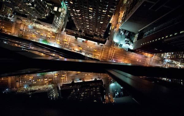 Artwork Title: Intersection - NYC at Night