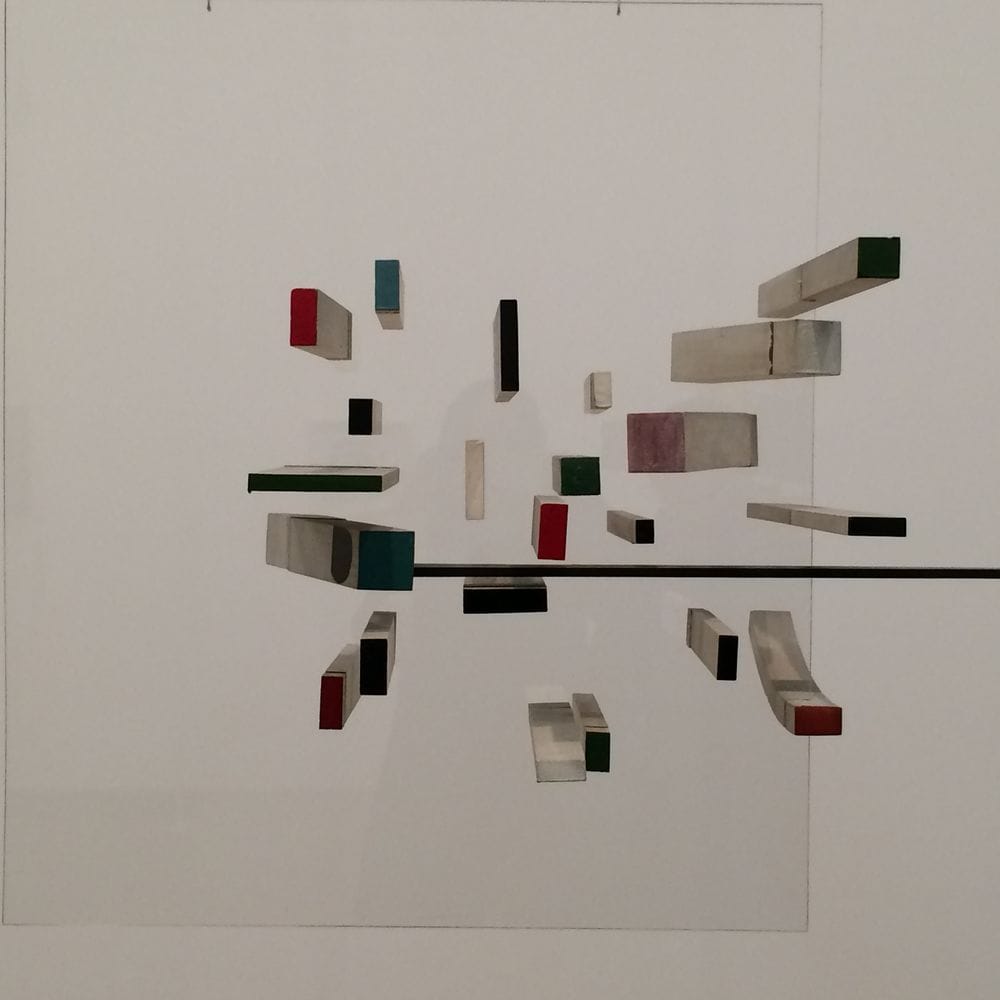Artwork Title: Abstract in White, Green, Black, Blue, Red, Grey and Pink