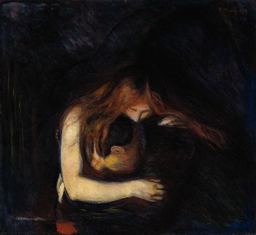 Artwork Title: Vampire (detail)