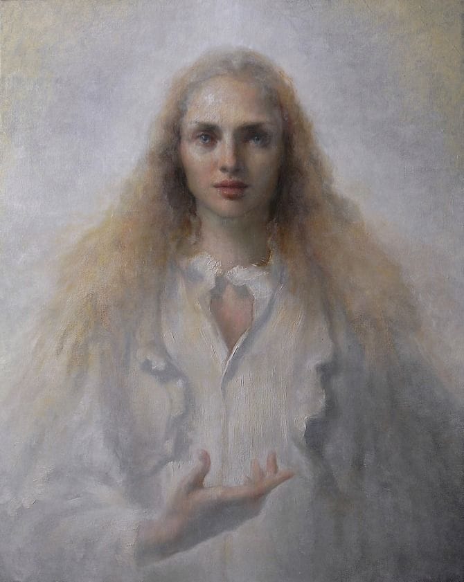 Artwork Title: Messenger in White