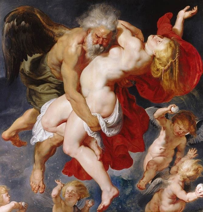 Artwork Title: Boreas abducting Oreithyia