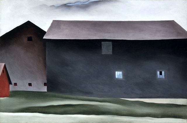 Artwork Title: Lake George Barns