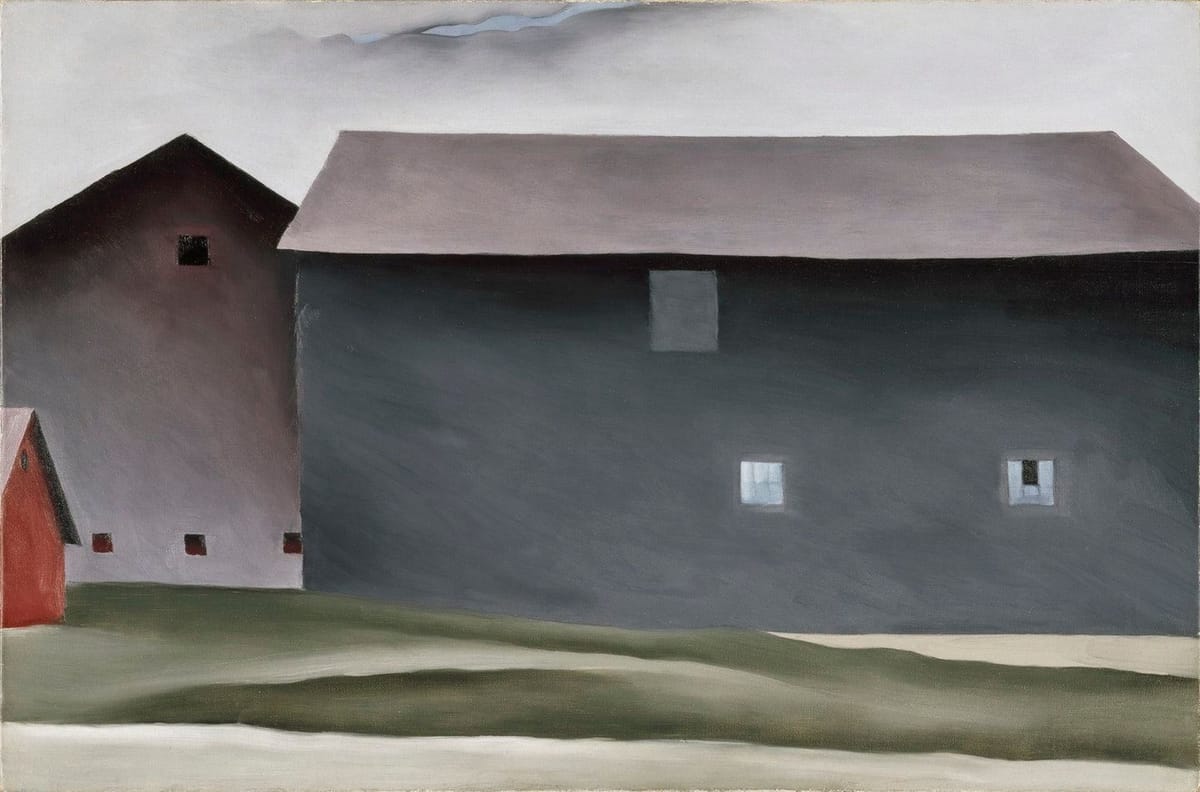 Artwork Title: Lake George Barns
