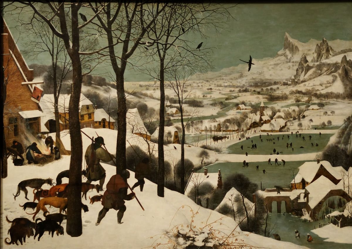 Artwork Title: Hunters In The Snow