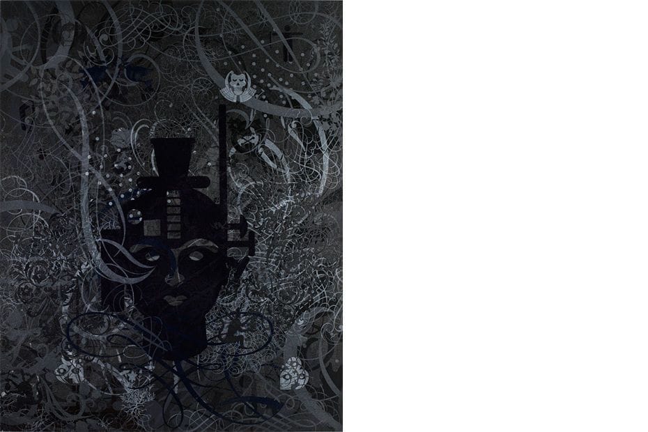 Artwork Title: Untitled (Black on Black)