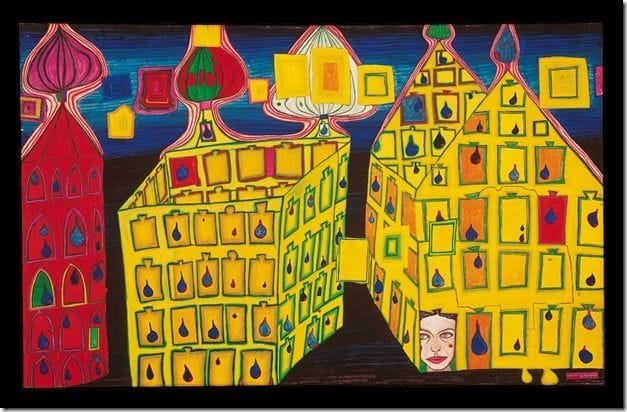 Artwork Title: Maisons Jaunes – Jalousie