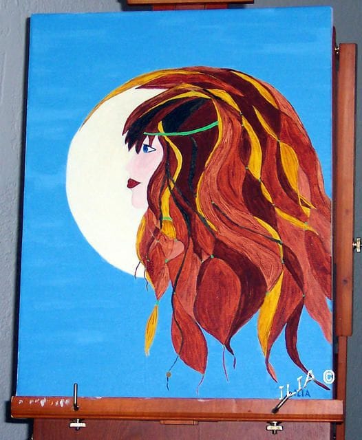 Artwork Title: Lady In The Cave