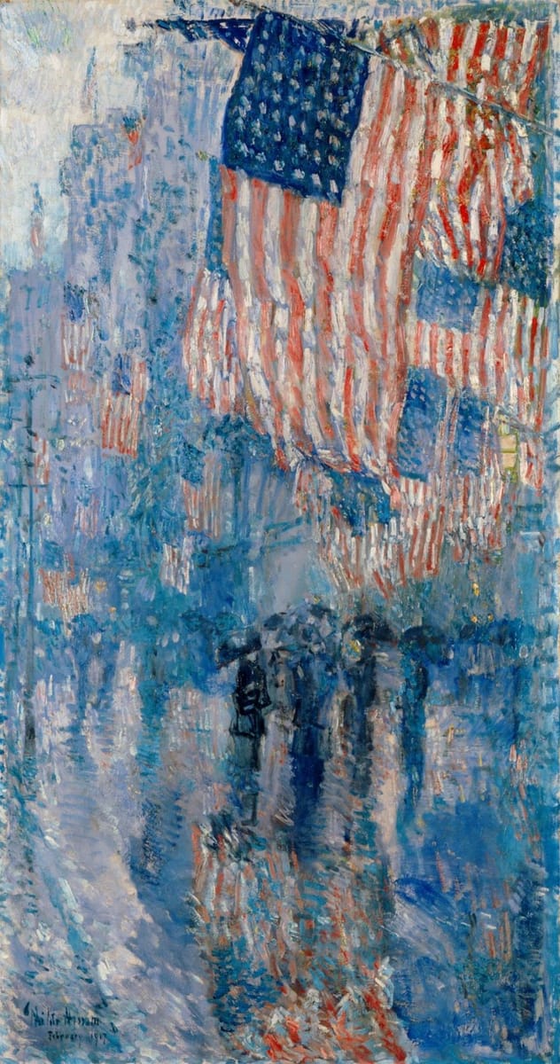 Artwork Title: The Avenue In The Rain