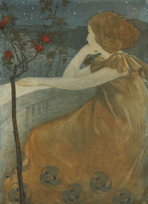 Artwork Title: Girl Under The Stars
