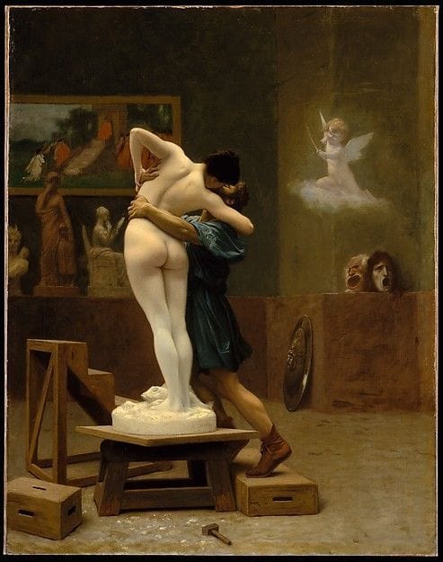 Artwork Title: Pygmalion and Galatea