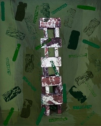 Artwork Title: Untitled (building blocks, green)