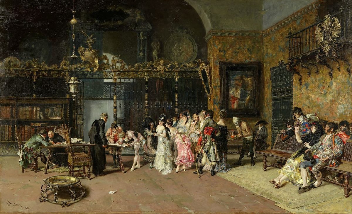 Artwork Title: La Vicaría (the Spanish Wedding)