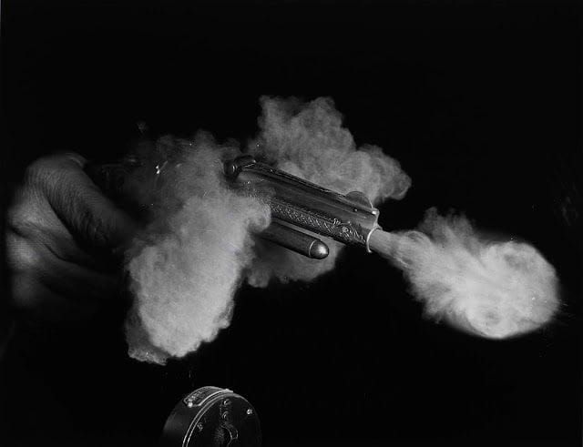 Artwork Title: Antique Gun Firing