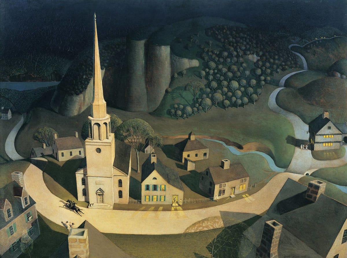 Artwork Title: The Midnight Ride of Paul Revere