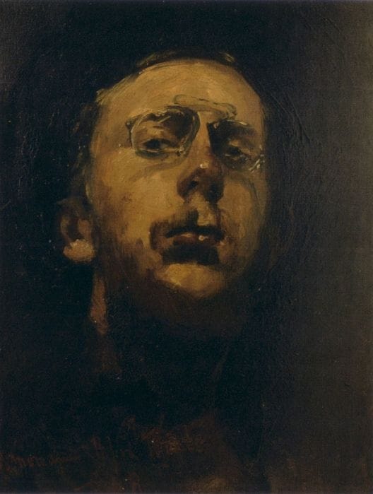Artwork Title: Self Portrait with Lorgnet