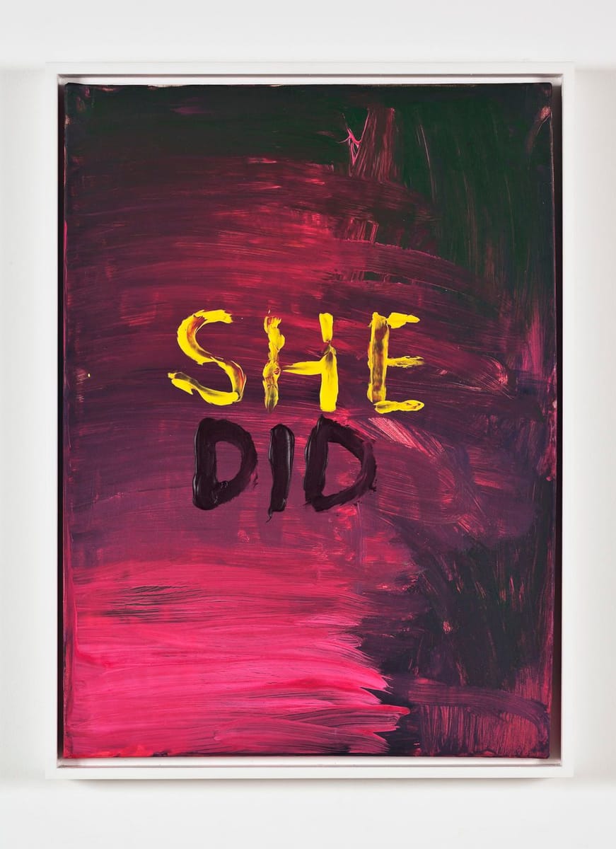 Artwork Title: She Did