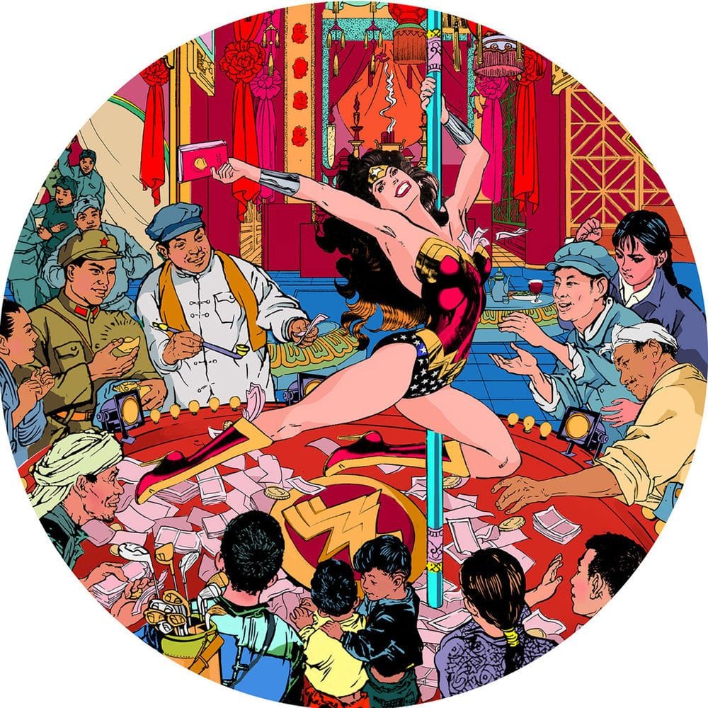 Artwork Title: The Pole Dancer - Canvas Version
