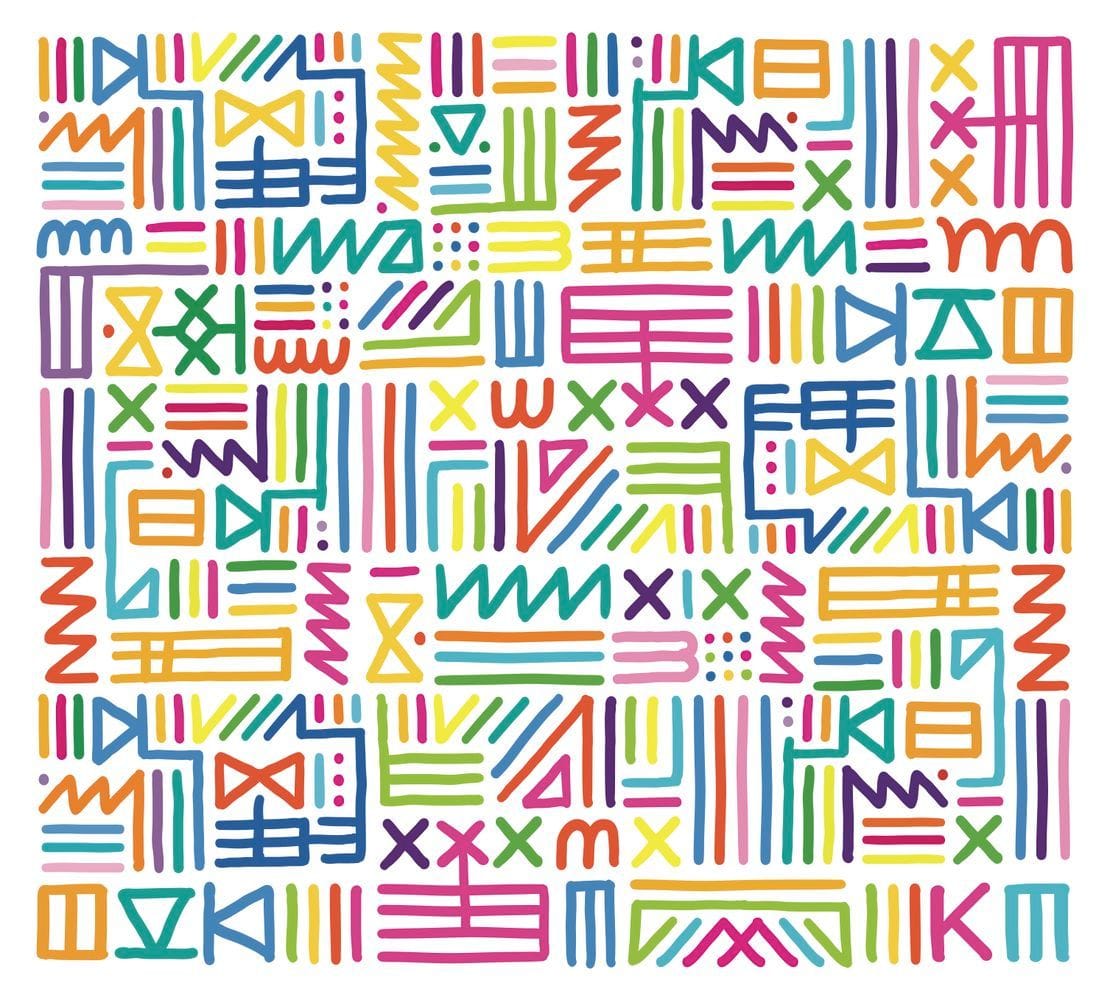 Artwork Title: Multicolored Tribal