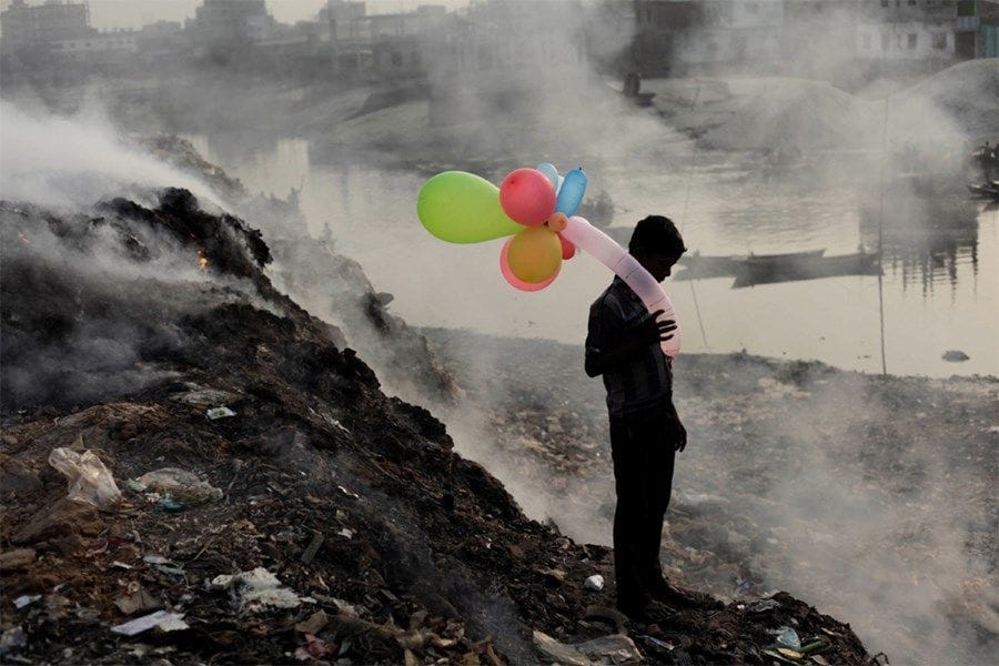 Artwork Title: Life Along The Polluted River