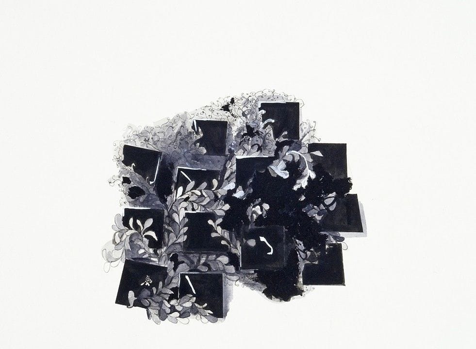 Artwork Title: Preparatory Drawing for Installation